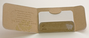 Baby Gift Card Greetings detail