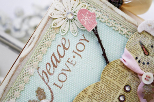 Peace, Love, Joy Snowman