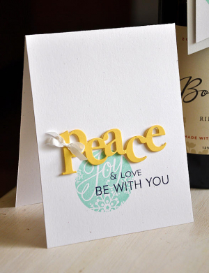 Peace, Joy & Love Card