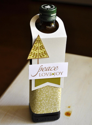 Peace Love Joy Bottle Tag
