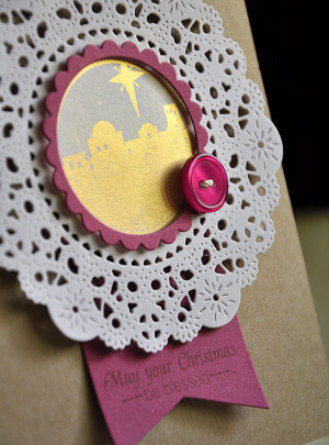 May Your Christmas Be Blessed Detail