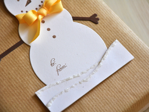 Snowman Tag Detail 2