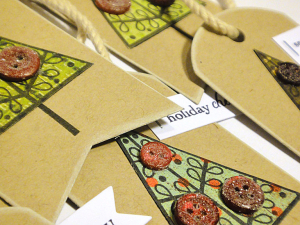 Merry Tree Tags - detail