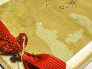 Holy Night Card - detail
