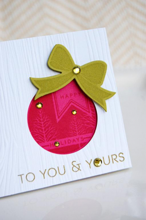 Happy Holidays detail