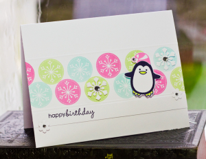 Happy Penguin Birthday detail