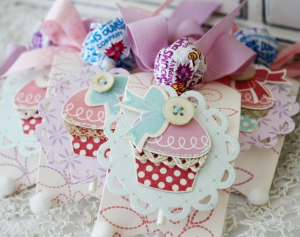 Cupcake Sucker Tags