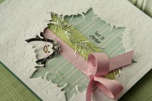 Let It Snow card - detail