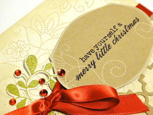 Winterberry Stitches Card - detail