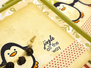 Penguin Jingle and Winter Friends Cards - detail