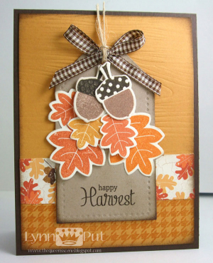 Autumn Acorns Happy Harvest by Lynn Put