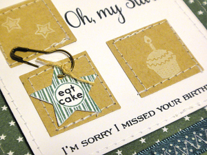 My Stars I Forgot Card - detail