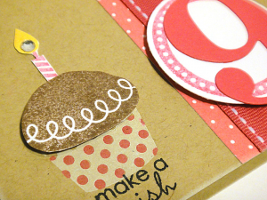 9th Birthday Wish Card - detail