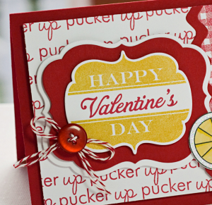 Pucker Up Valentines detail