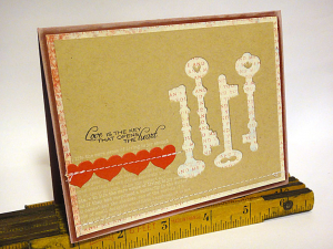Key to the Heart Card