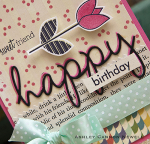 My Friend Happy Birthday - Detail