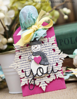Snowman Valentine Treat
