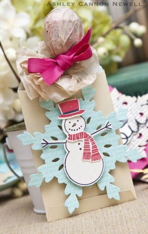 Snowman Valentine Treat