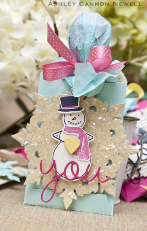 Snowman Valentine Treat