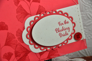 Blushing Bride detail