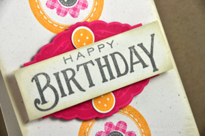 Happy Birthday detail