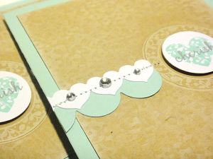 Cherished Heart Cards - detail