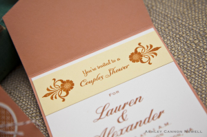 Couples Shower Invite (detail)