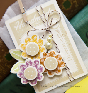 I believe in you - Gift Card tag (detail)