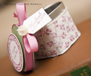 For You From Me - heart tin (detail)