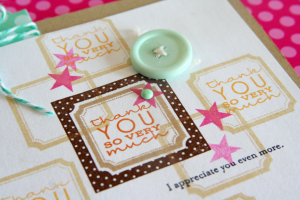 Thank You card detail