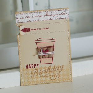 Coffee Gift Card Holder