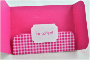 Coffee Gift Card inside