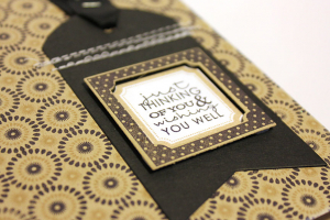 Framed Tag for You Card - detail