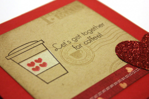 Coffee Get Together Card - detail