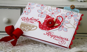 Wishing You  Happiness Tri-Fold Card