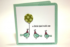Bird Party Card