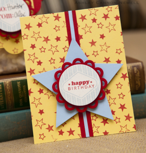 Star Birthday Card