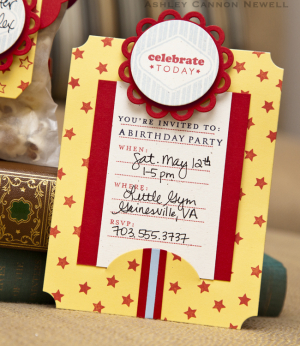 Star Birthday Invitation