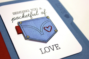 Pocketful of Love Card - detail