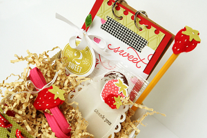 Strawberry Basket Party Favor2