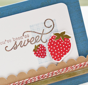 Berry Sweet card detail