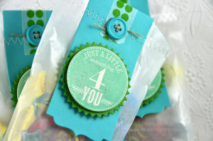 Just a Little Something treat bags detail