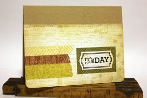 It's Your Day Postmark Card