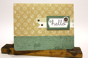 Postmarked Hello Card