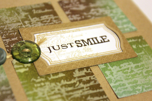 Postmark Smiles Card - detail