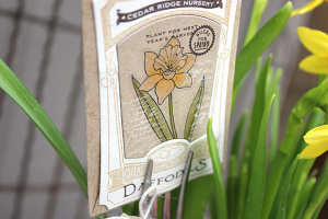 Seed Packet Plant Marker - detail