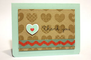Thank You from my Heart Card
