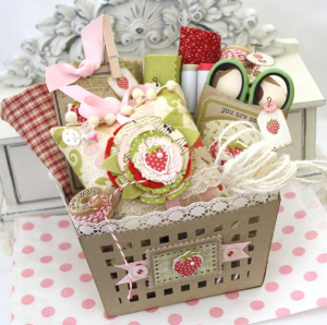 Berry Patch Crafter's Basket