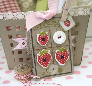 Berry Patch Crafter's Basket