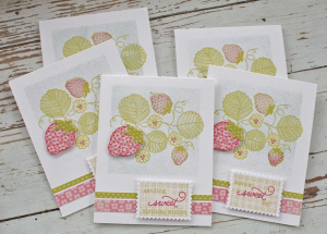 Strawberry Card Set
